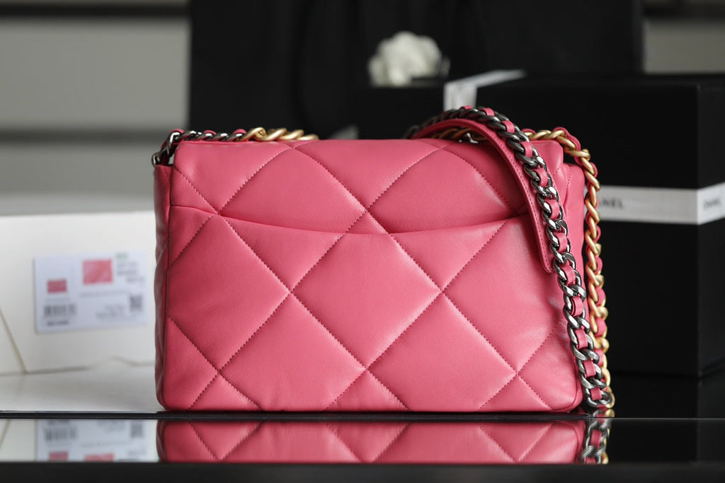 Chanel 19 Flap Bag Medium Pink - 30cm