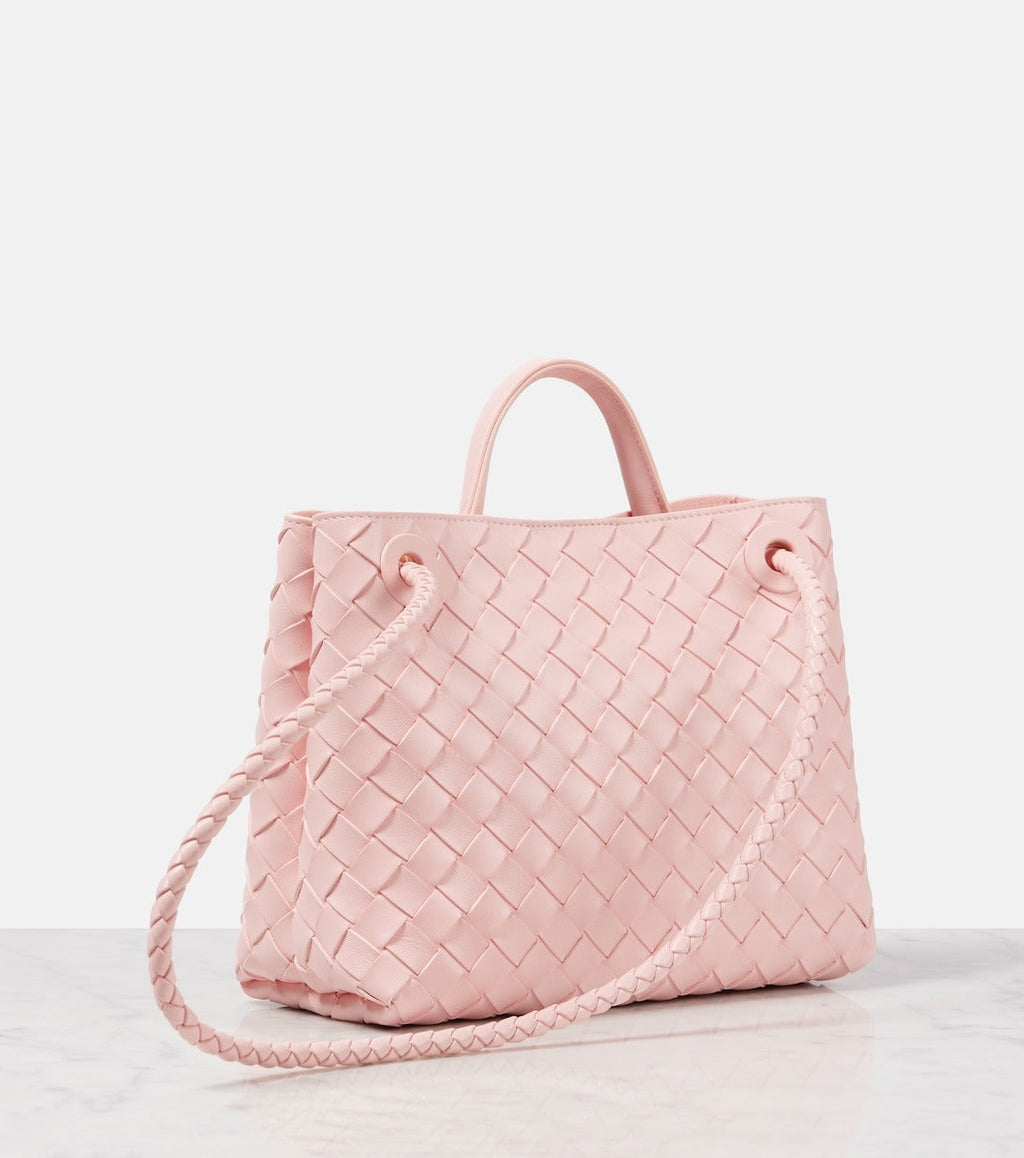 BOTTEGA VENETA Andiamo small intrecciato leather tote
