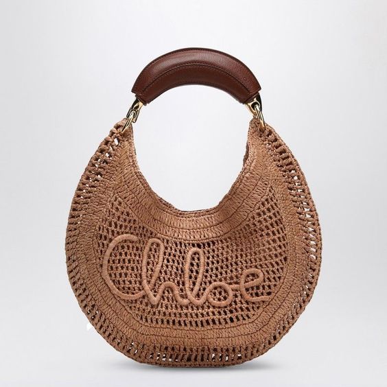 Chole Hot Summer Banana Bags Raffia