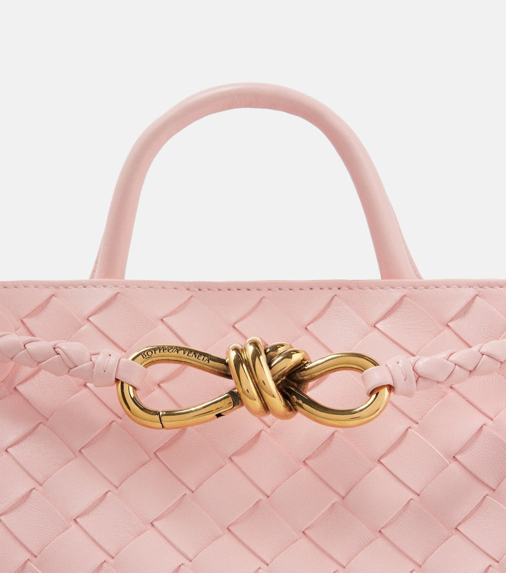 BOTTEGA VENETA Andiamo small intrecciato leather tote