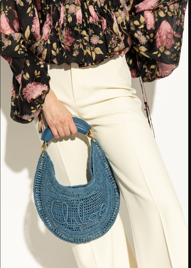 Chole Hot Summer Banana Bags Raffia