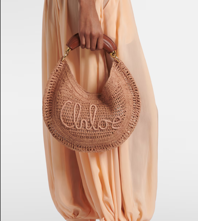 Chole Hot Summer Banana Bags Raffia