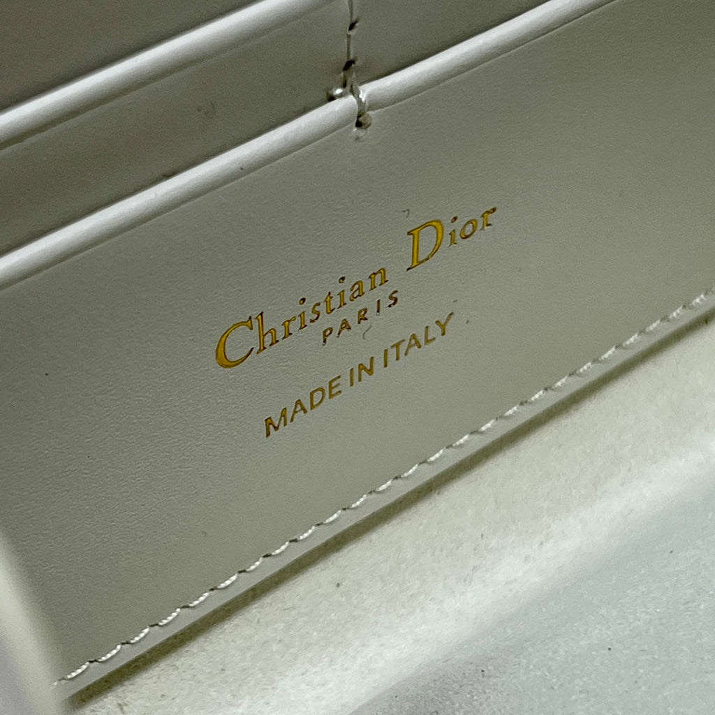Dior Bobby Wallet on Chain East West White - 21.5¡Á12¡Á4cm